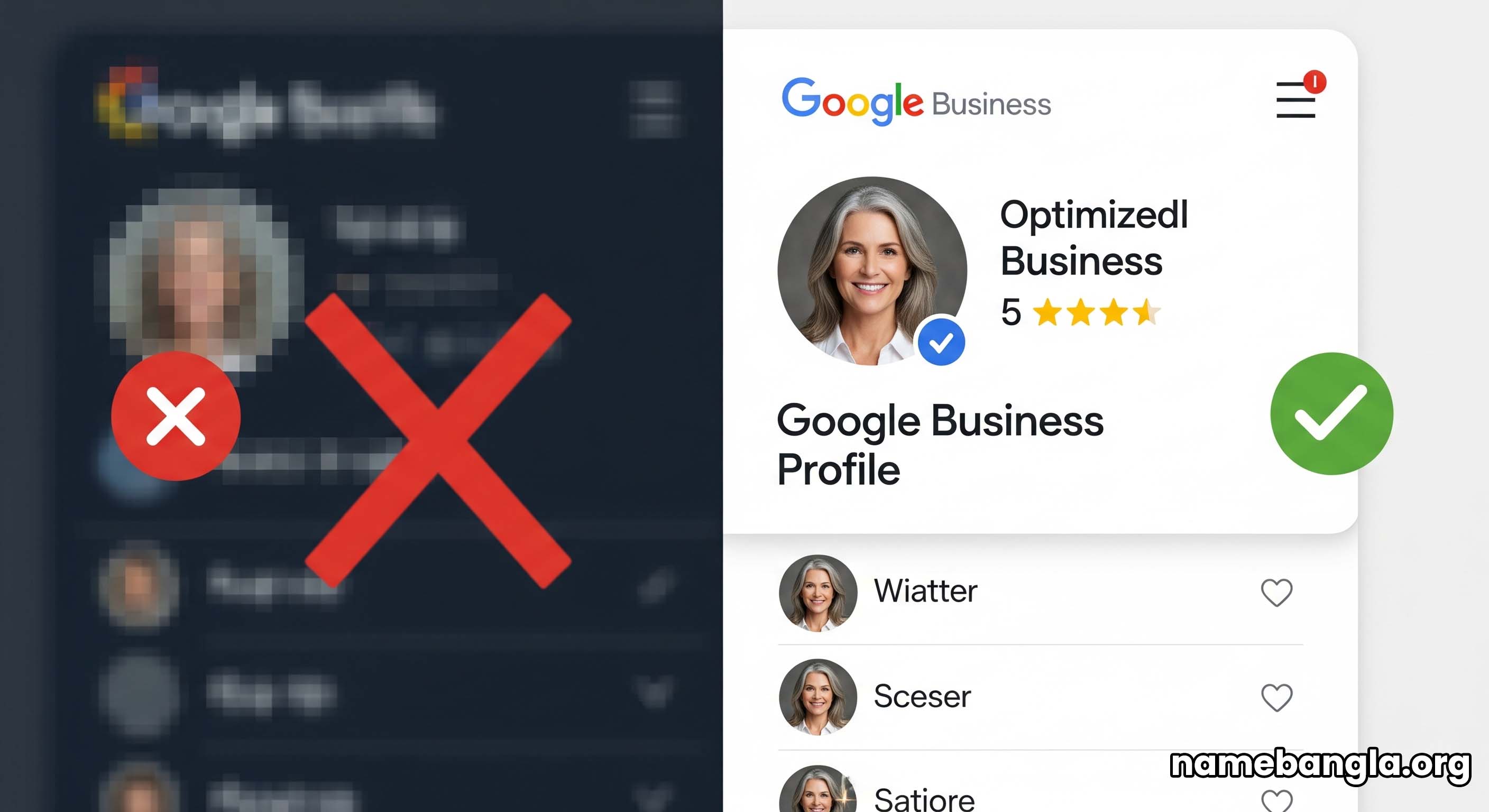 A phone screen showing five-star reviews with reply bubbles.